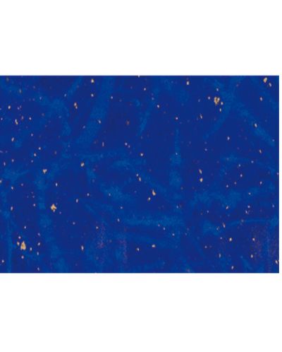 Hartie de impachetat cadouri Susy Card - Albastru inchis si galben, 70 x 200 cm - 1