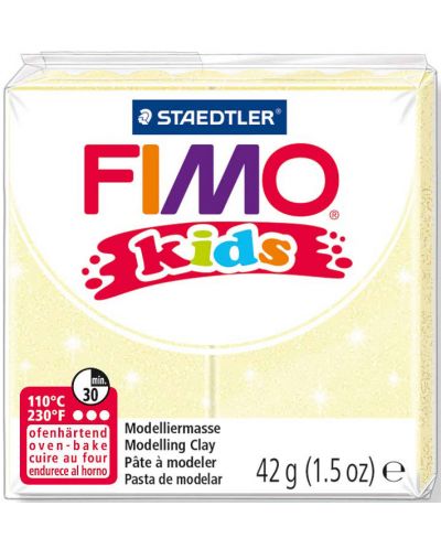 Pasta polimerica Staedtler Fimo Kids - galben perlat - 1