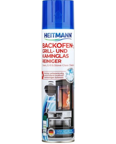 Aerosol de curățare pentru șemineu, cuptor și sticlă de grătar Heitmann - 400 ml - 1