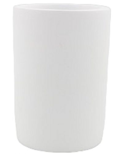 Suport pentru periuță de dinți Inter Ceramic - Daisy, 7 x 10 cm, alb - 1