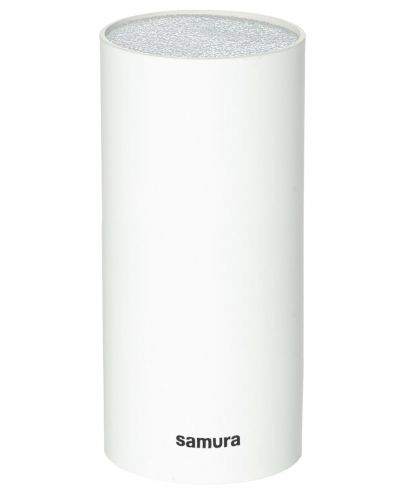 Suport de cuțit Samura - 22.5 x 11.5 cm, umplutură cu silicon, alb - 1
