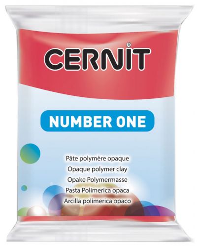 Argila polimerică Cernit №1 - Carmine, 56 g - 1