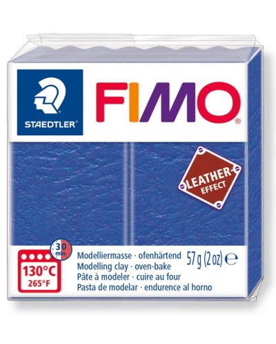 Lut polimeric Staedtler Fimo - Leather 8010, 57g, indigo - 1
