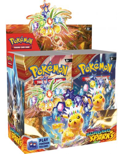 Pokemon TCG: Scarlet & Violet 8 Surging Sparks Booster Display - 1