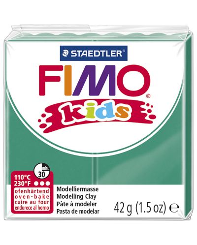 Pasta polimerica Staedtler Fimo Kids - culoare verde - 1