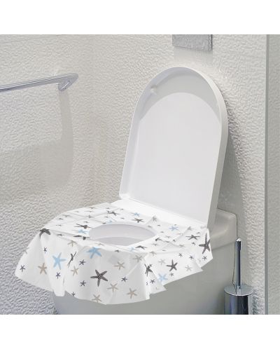 Capac de unică folosință pentru scaunul de toaletă BabyJem - On Beasts, 10 bucăți - 6