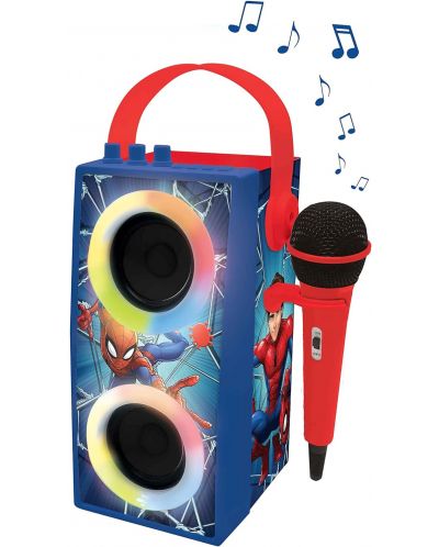 Boxă portabilă Lexibook - Spider-Man, albastru/roșu | Ozone.ro