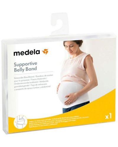 Curea de sustinere pentru gravide Medela - XL, alba - 2