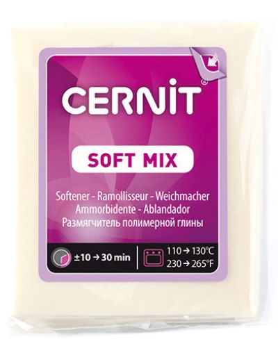 Argila polimerică Cernit Soft Mix - Bej, 56 g - 1