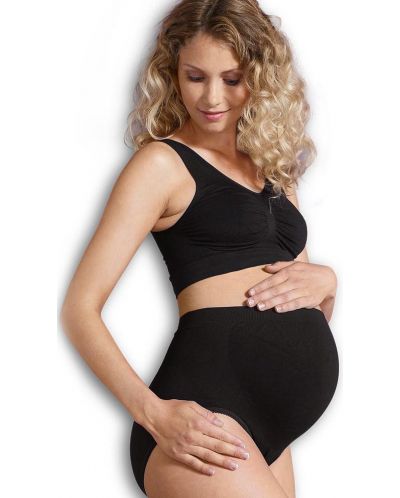 Chilot gravide cu centura pentru sustinere Carriwell, marimea M, negru - 2