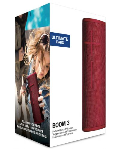 Boxa portabila Ultimate Ears - BOOM 3, sunset red - 7