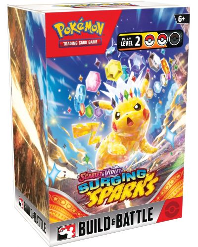 Pokemon TCG: Scarlet & Violet 8 Surging Sparks Build and Battle Box - 1