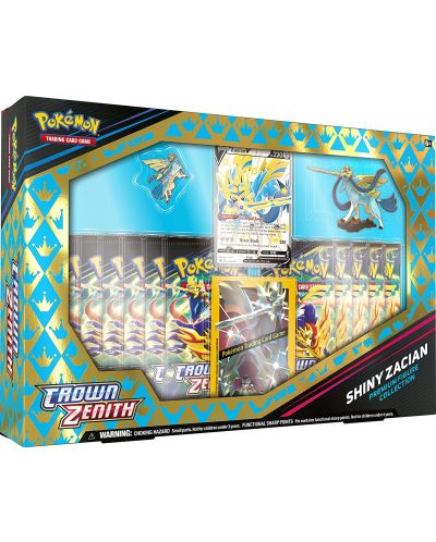 Pokemon TCG: Sword & Shield 12.5: Crown Zenith Premium Figure Collection - Shiny Zacian - 1