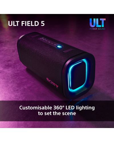 Difuzor portabil Sony - SRS ULT Field 5, negru | Ozone.ro