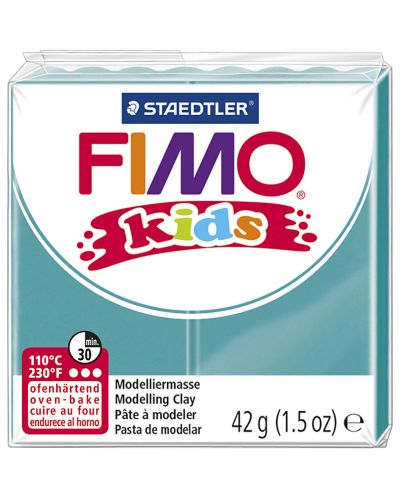Pasta polimerica Staedtler Fimo Kids - culoare turcoaz - 1