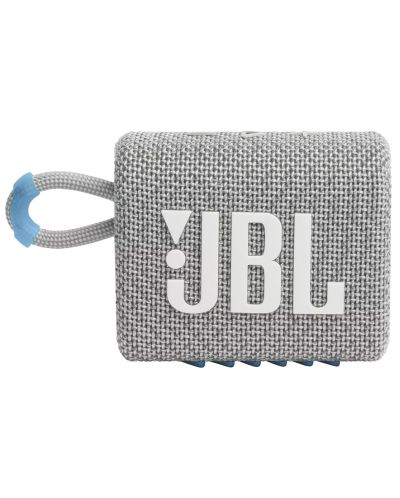 Difuzoare portabile JBL - Go 3 Eco, alb/gri - 5