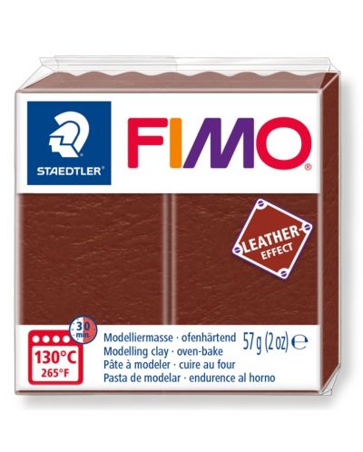 Lut polimeric Staedtler Fimo - Leather 8010, 57g, maro - 1
