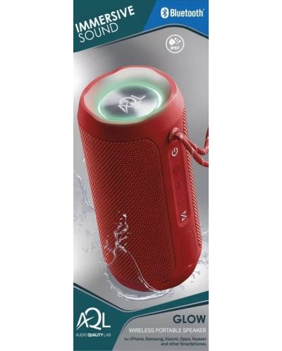 Boxa portabila Cellularline - AQL Glow, roşie - 2