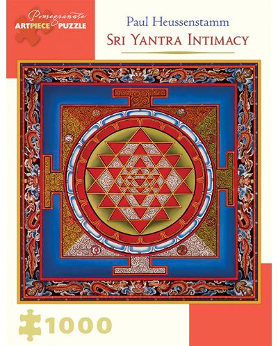 Puzzle Pomegranate de 1000 piese - Intimitatea Sri Yantra, Paul Heussenstamm - 1
