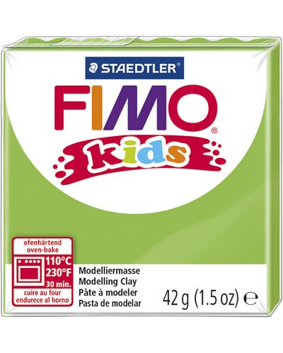 Pasta polimerica Staedtler Fimo Kids - culoare verde deschis - 1
