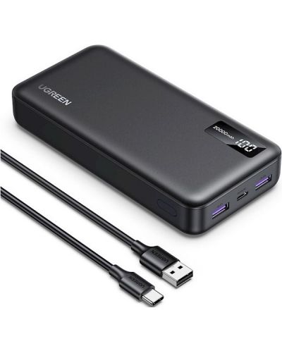 Baterie portabilă Ugreen - PB312 Fast Charging, 20000 mAh, gri