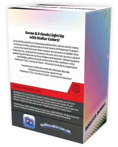 Pokemon TCG: Scarlet & Violet 8.5 Prismatic Evolutions Booster