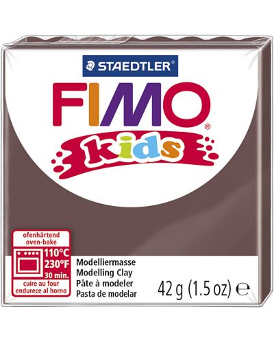 Pasta polimerica Staedtler Fimo Kids - culoare maro - 1