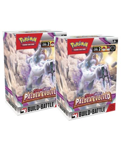 Pokemon TCG: Scarlet & Violet 2 Paldea Evolved - Build and Battle Stadium Box - 2