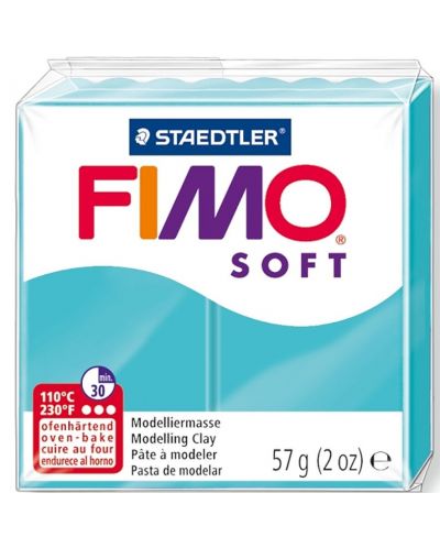 Argila polimerica Staedtler Fimo Soft - Mint blue, 57 g - 1