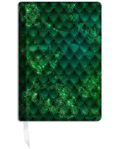Husa pentru carte Dragon treasure - Emerald Green - 1