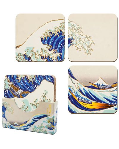 Suport pentru pahar Moriarty Art Project Art: Katsushika Hokusai - The Great Wave of Kanagawa  - 2