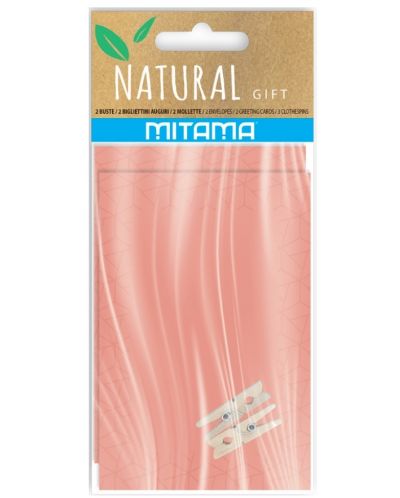 Felicitări Mitama Natural Gift - 2 bucăți, cu plic, asortiment - 3