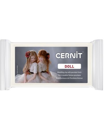 Argila polimerică Cernit Doll - Alb, 500 g - 1