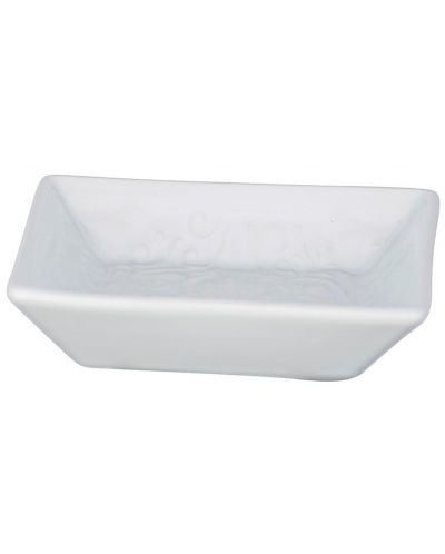 Suport pentru săpun Wenko - Cordoba, 10,5 x 2,5 x 10,5 cm, ceramică, alb - 1