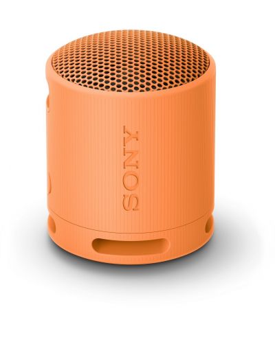 Difuzor portabil Sony - SRS-XB100, portocaliu - 1