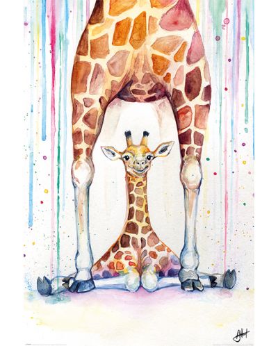 Poster maxi Pyramid - Marc Allante (Gorgeus Giraffes) - 1
