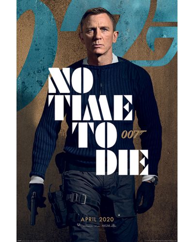Poster maxi Pyramid - James Bond (No Time To Die - James Stance) - 1