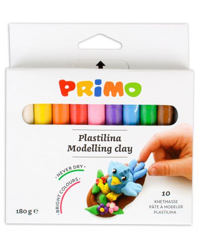 Set plastilina  Primo - 10 culori, 180 g - 1