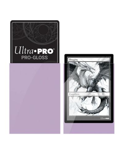 Protecții pentru cărți Ultra Pro PRO - Gloss Standard Size, Lilac (50 buc.) - 2