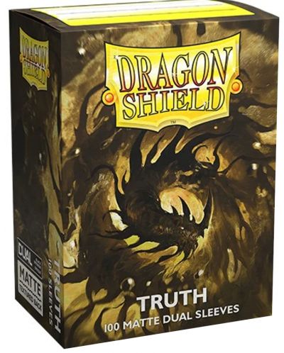 Protecții pentru cărți de joc Dragon Shield Dual Sleeves - Matte Truth (100 buc.) - 1