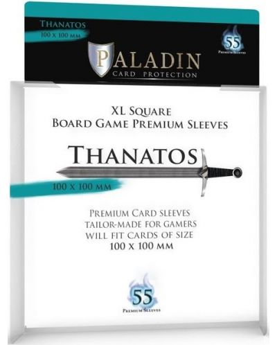 Protectori de cărți Paladin - Thanatos 100 x 100 (55 buc.) - 1