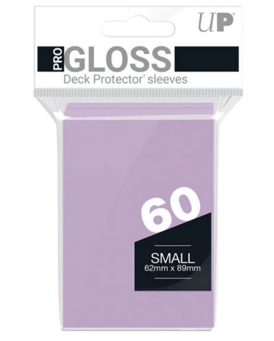 Protecții pentru cărți  Ultra Pro - PRO-Gloss Lilac Small (60 buc.) - 1