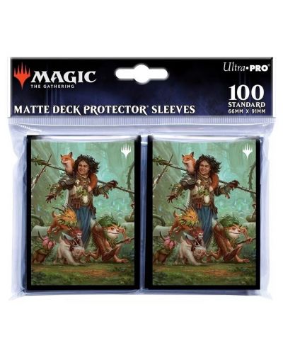 Protecții pentru cărți  Ultra Pro - Magic: The Gathering Wilds of Eldraine, Ellivere of the Wild Court (100 buc.) - 1