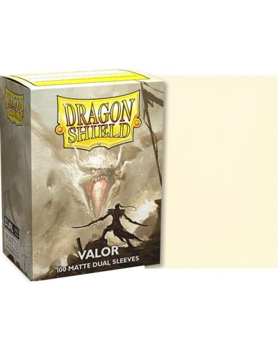 Protecții pentru cărți de joc Dragon Shield Dual Valor Sleeves - Matte (100 buc.) - 2