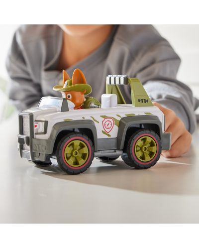 Jucărie pentru copii Spin Master Paw Patrol - Catelus Tracker si jeep de salvare - 5