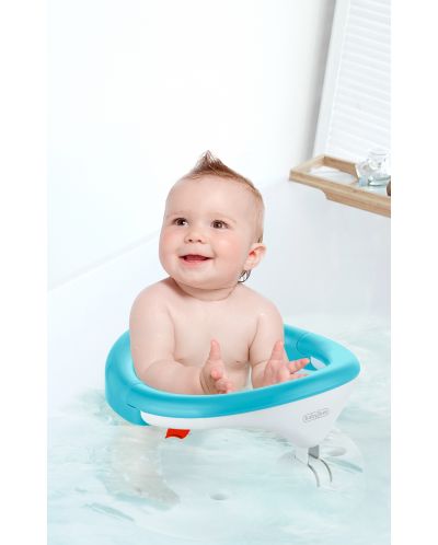 Scaun antiderapant pentru baie și hrănire BabyJem - albastru - 8