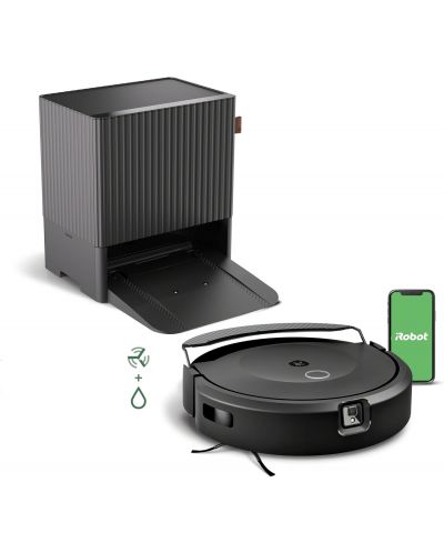 iRobot 本体　Y011060 Combo Roomba iRobot Roomba curatenie (Robot (Y011040) Black Essential Combo 掃除機・クリーナー