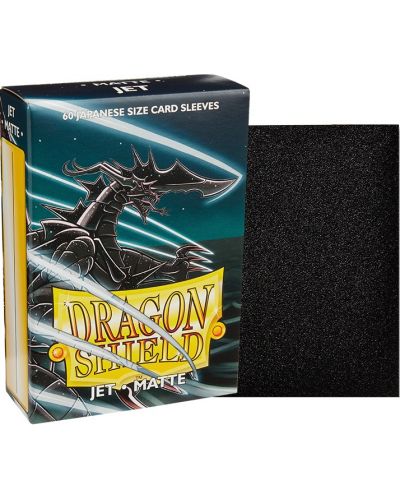 Protecții pentru cărți de joc Dragon Shield Sleeves - Small Matte Jet (60 buc.) - 2