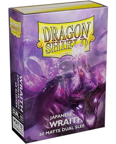 Dragon Shield Dual Sleeves - Wraith mat mic (60 buc.) - 1