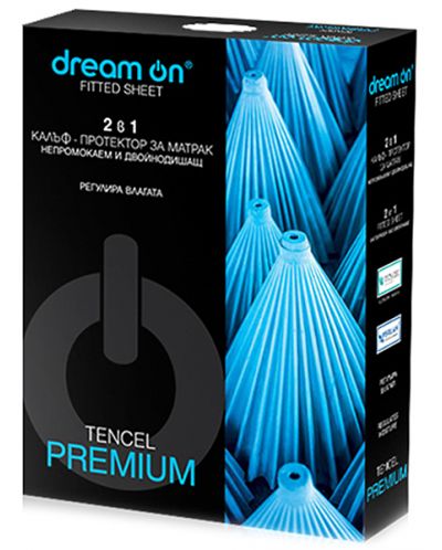 Protecţie pentru saltea Dream On - Tencel Premium, inaltime 25-35 cm - 1